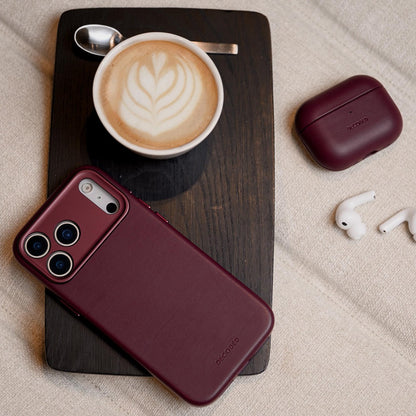 Decoded Leather Case | Burgundy Limited Edition | iPhone 17 Pro / iPhone 17 Pro Max