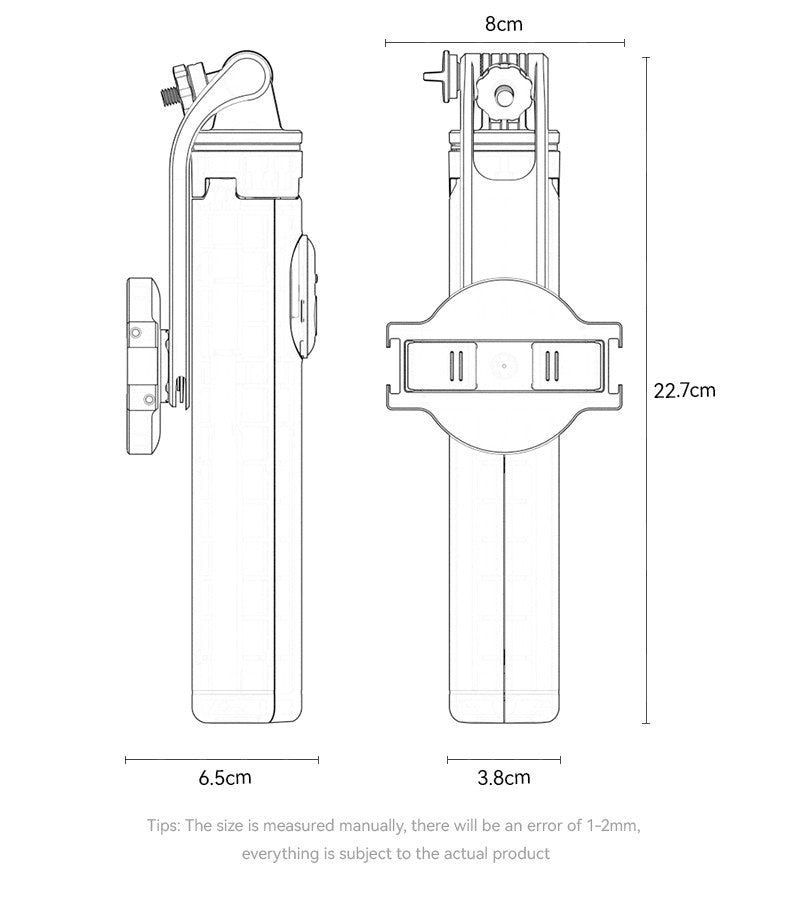Yesido SF24 Selfie Stick Tripod & Detachable Remote