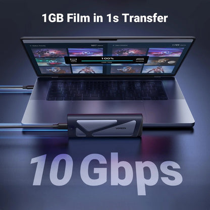 UGREEN M.2 NVMe SATA SSD Enclosure 10Gbps USB 3.2 Gen 2 - 15813