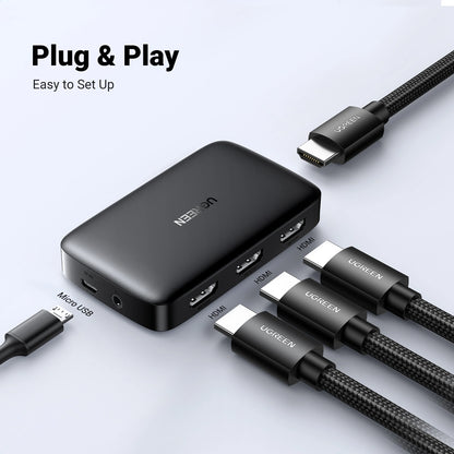 UGREEN HDMI Switcher 3 In 1 Out - CM332