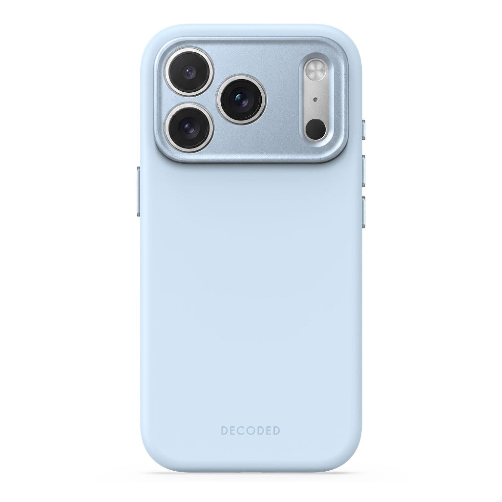 Decoded AntiMicrobial Silicone Case - Light Blue - iPhone 18 Pro/18 Pro Max