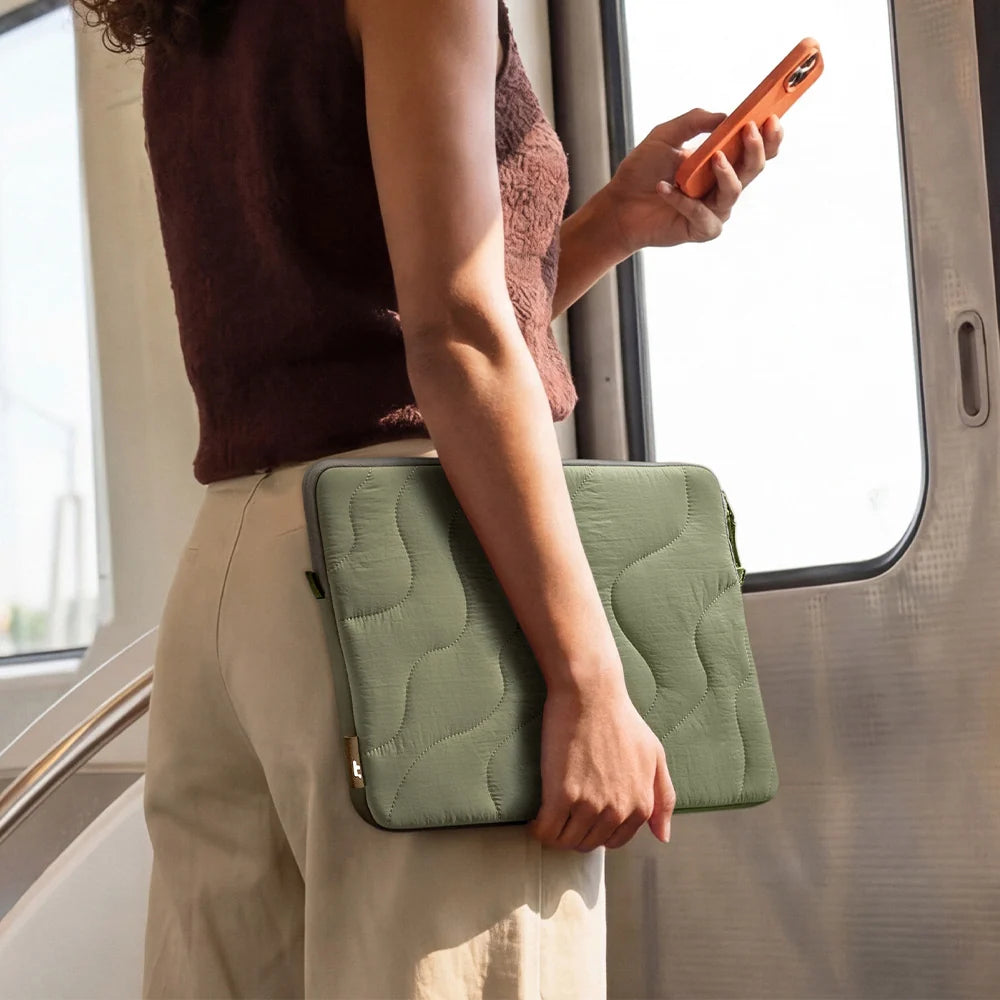 Tomtoc Terra-A27 Laptop Sleeve for 16 inch MacBook Pro - Green