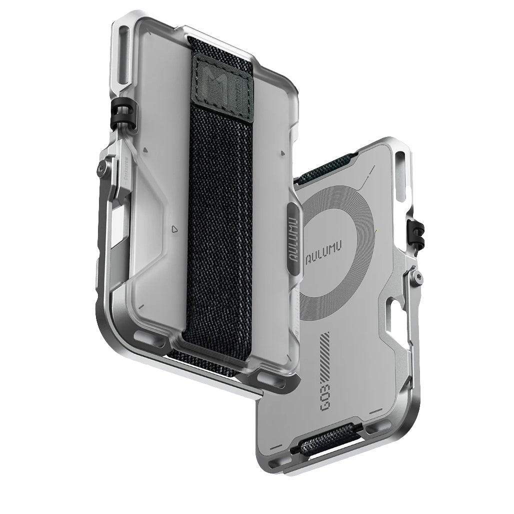 Aulumu G03 Multi-Tool Magnetic Metal Wallet | Frosted Cover | Magnetic