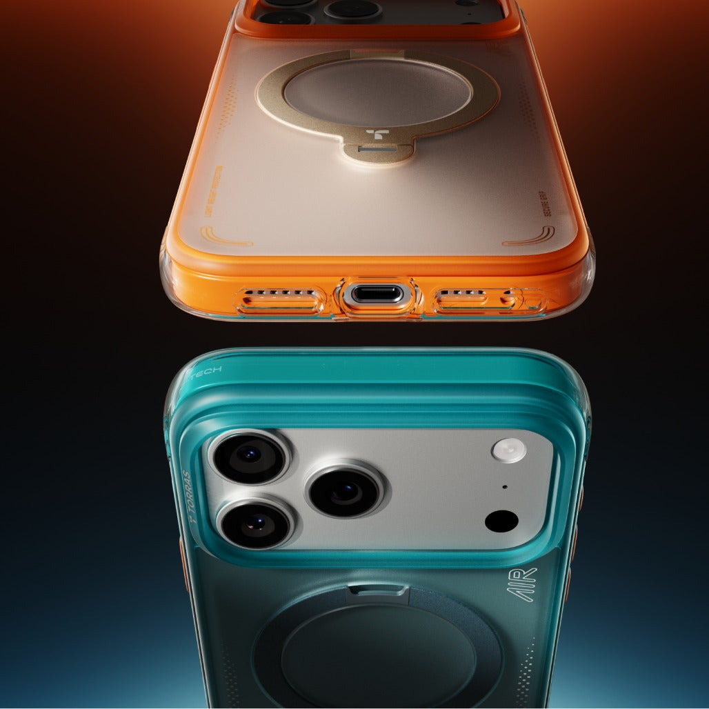 Torras Ostand Spin Q3 Air for iPhone 17 Pro - Horizon Orange