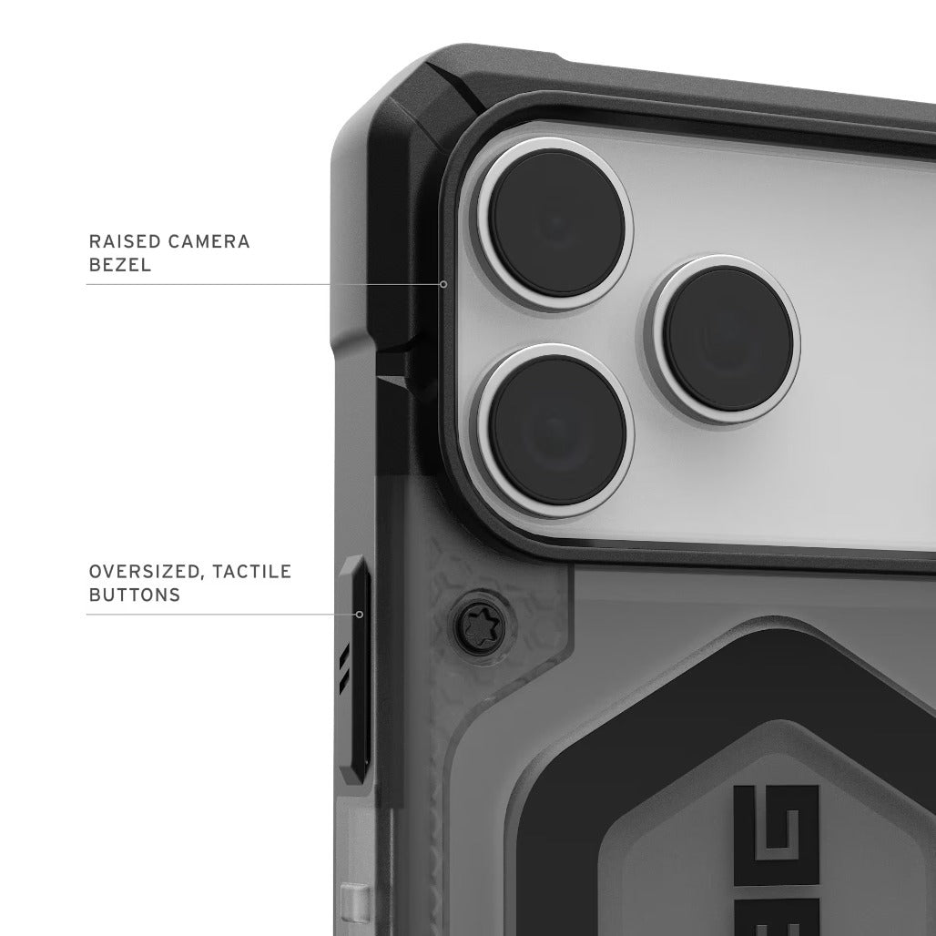 UAG Pathfinder Clear iPhone 17 Pro Max Case - Ash/Black