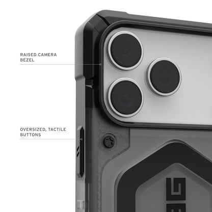 UAG Pathfinder Clear iPhone 17 Pro Max Case - Ash/Black