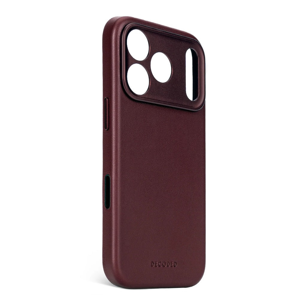 Decoded Leather Case | Burgundy Limited Edition | iPhone 17 Pro / iPhone 17 Pro Max