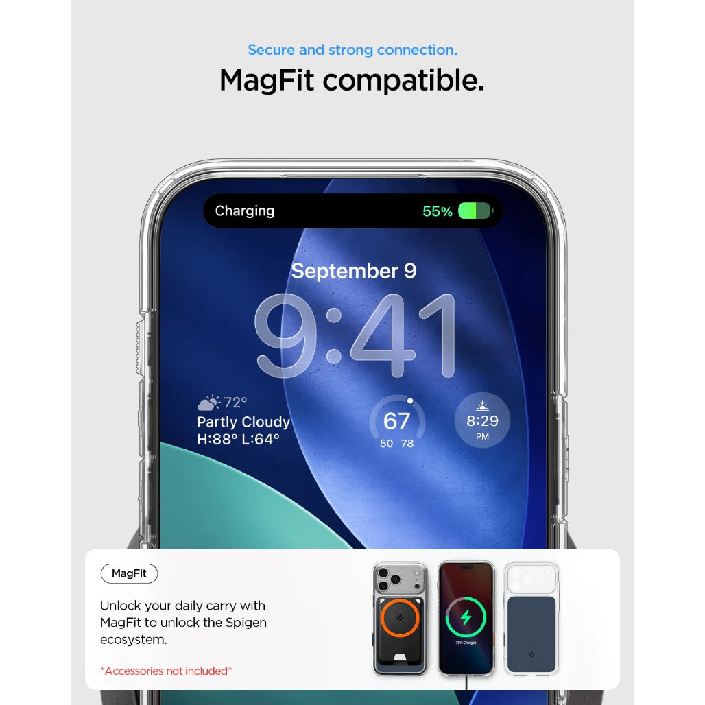 Spigen Ultra Hybrid T (Mag Fit) Case for iPhone 17 Pro / 17 Pro Max - Matte Blue