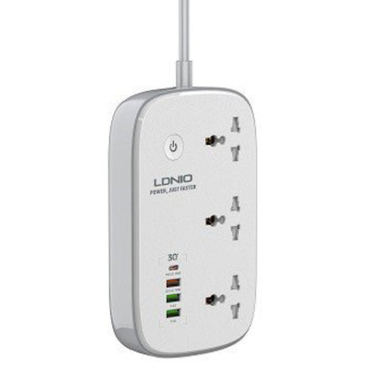 LDNIO 3 AC Outlets Wi-Fi Smart Power Strip - SCW3451