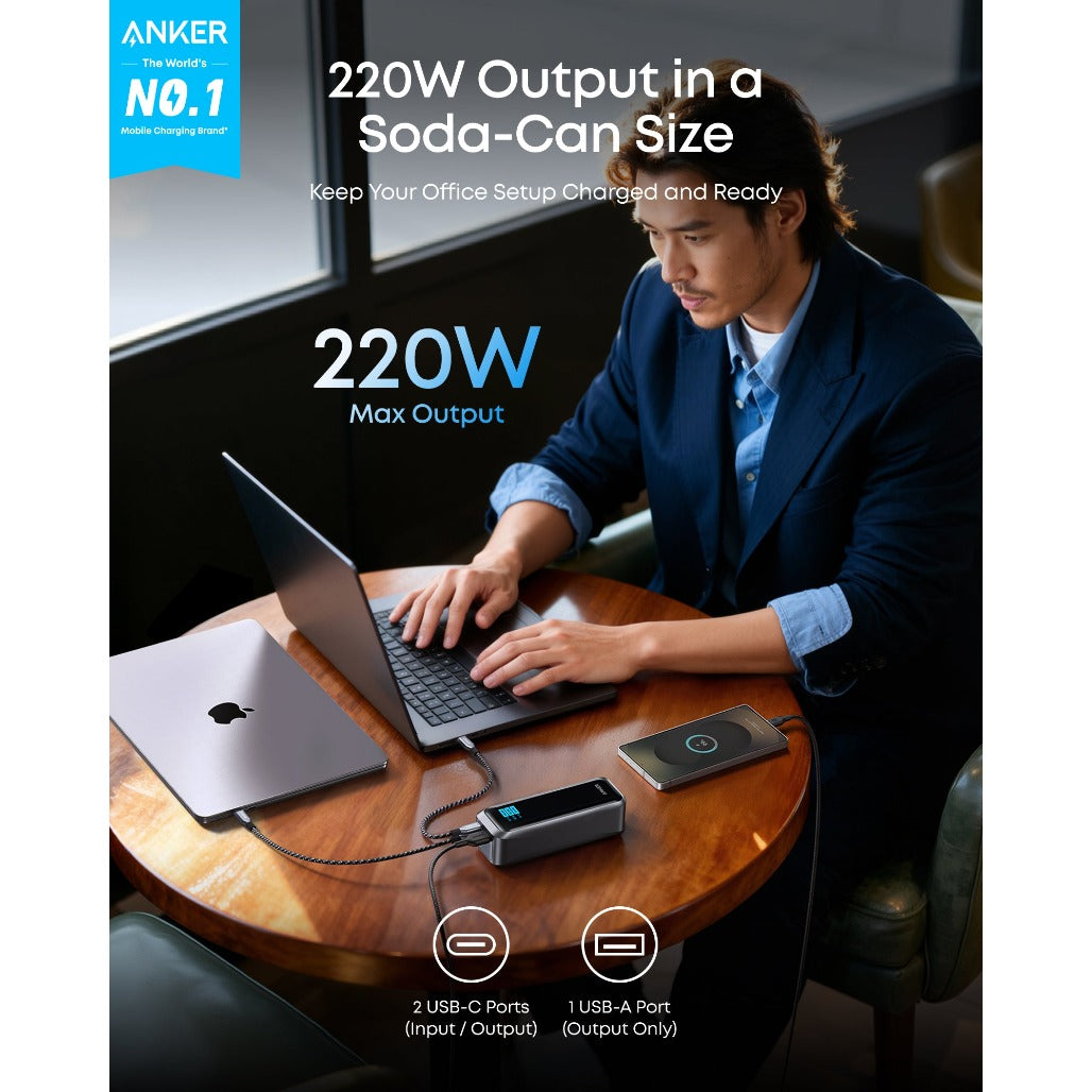 Anker Prime Power Bank (20K, 220W) - A110BH11