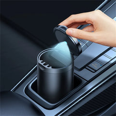 Baseus Premium 2 Series Car Ashtray – LED Light, USB-C Rechargeable, Waterproof Seal