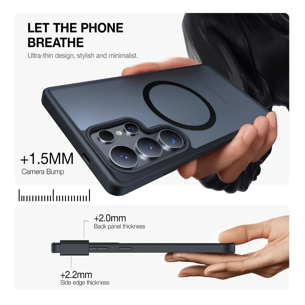 Torras Guardian-Mag for Samsung S25 Ultra - Black