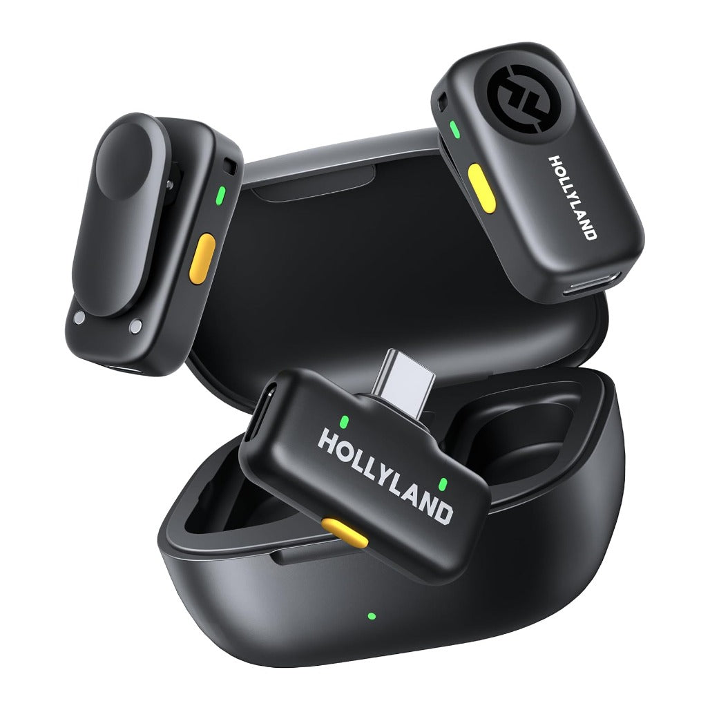 Hollyland LARK A2 DUO (2TX+1RX+Charging Case) Wireless Microphone