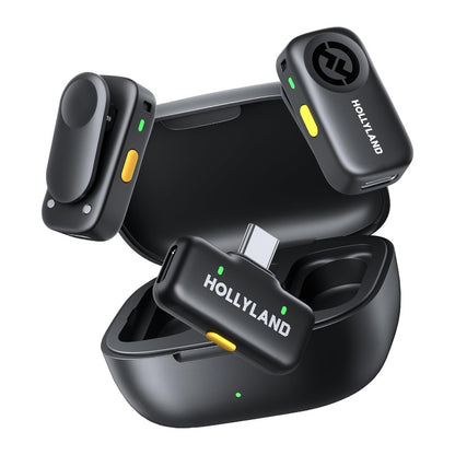Hollyland LARK A2 DUO (2TX+1RX+Charging Case) Wireless Microphone