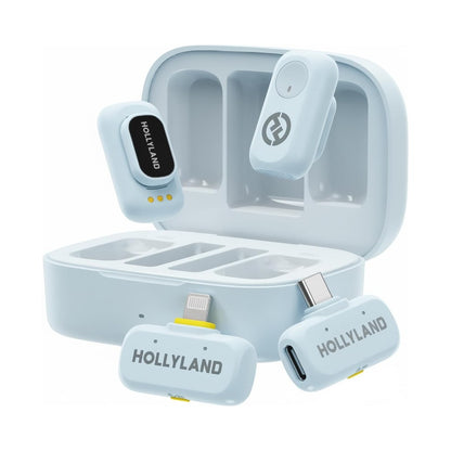Hollyland LARK A1 Wireless Microphone - Combo Blue