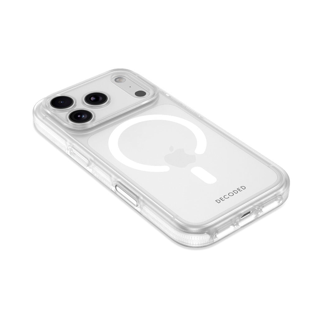 Decoded DropTec Clear Case - Frosted White - iPhone 18 Pro/18 Pro Max