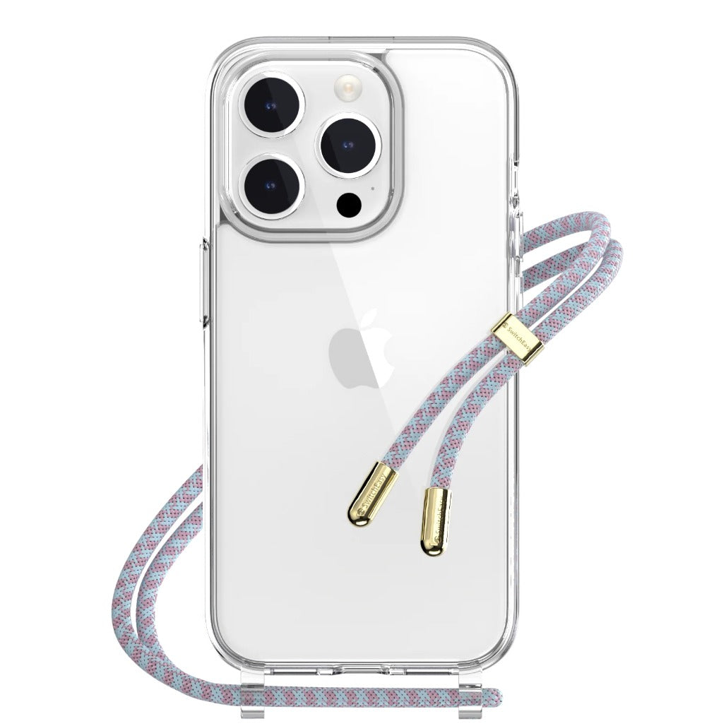 SwitchEasy Play Lanyard Shockproof Clear Case for iPhone 15 Pro/ Pro Max