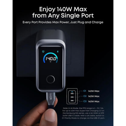 Anker Prime Charger (160W, 3 Ports) - A2687341