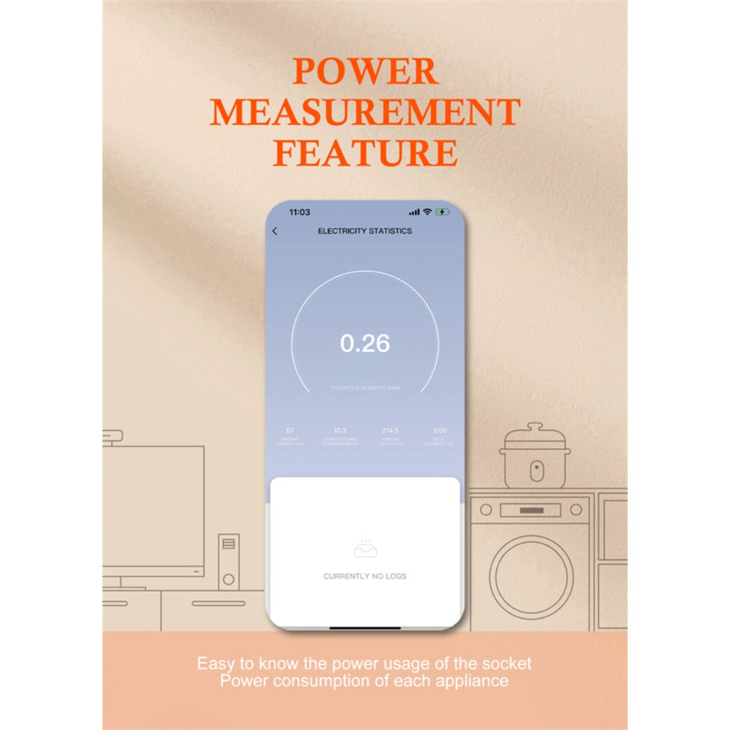 LDNIO Wi-Fi Smart Power Socket - SEW1058