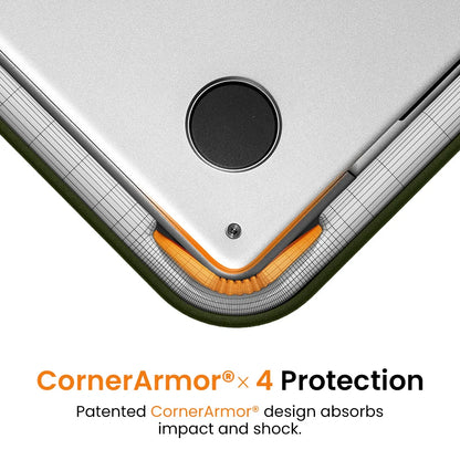Tomtoc Essence-A35 Protective Laptop Sleeve for 14 inch New MacBook Pro - Green