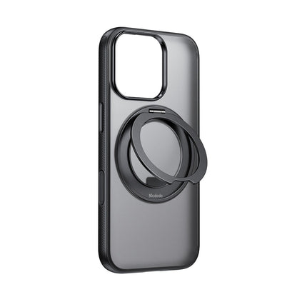 Mcdodo iPhone 17 Series Case with Magnetic 360° Ring Stand and Capture Button