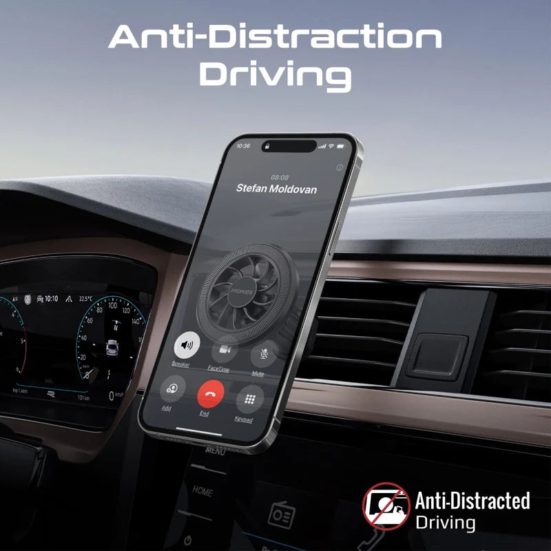 Promate MagGrip™ Cradleless AC Vent Magnetic Smartphone Mount