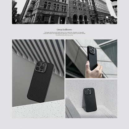 Nillkin CarboProp Magnetic MagSafe Fine Hole Aramid Fiber Armor Case for iPhone 16 Pro Max (2024)