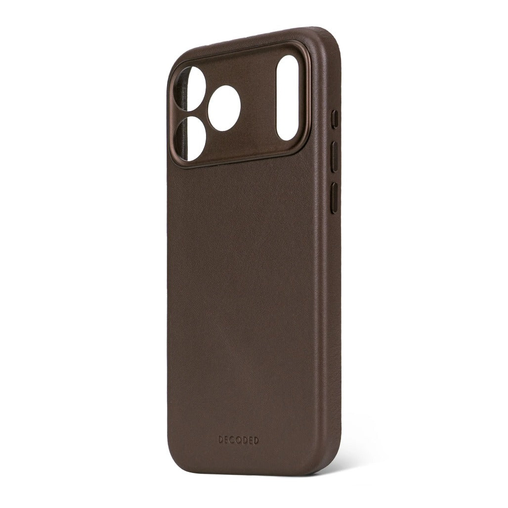 Decoded Leather Case | Chocolate Brown | iPhone 17 Pro / iPhone 17 Pro Max