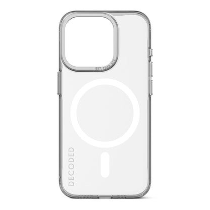 Decoded Clear Case for iPhone 17/ 16/ 15 and iPhone Air – MagSafe Compatible, 4m Drop Protection