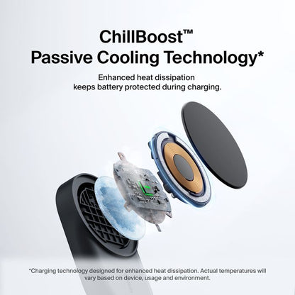 Belkin UltraCharge 2-in-1 Foldable Magnetic Charger with Qi2 25W – Black