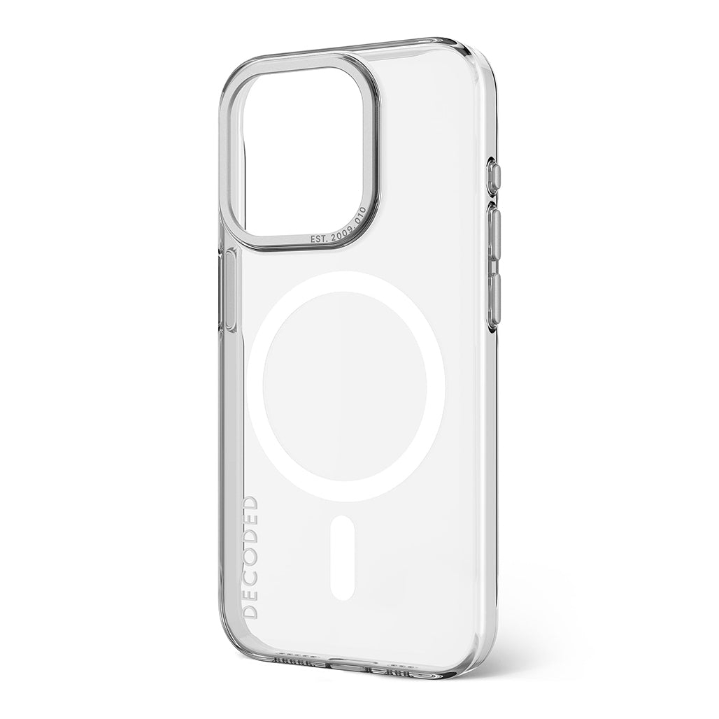 Decoded Clear Case for iPhone 17/ 16/ 15 and iPhone Air – MagSafe Compatible, 4m Drop Protection