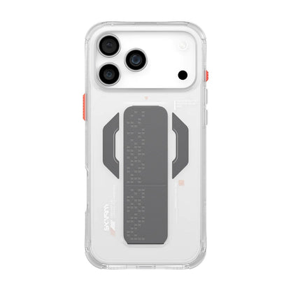 Skinarma HAXA Mag-Charge with Grip-Stand for iPhone 17 Pro / 17 Pro Max - Clear