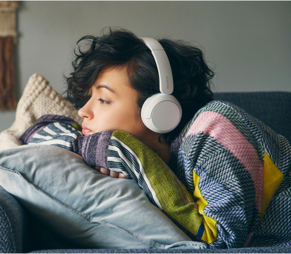 Sony WH-CH520 Wireless Headphones High-Quality Sound Lightweight Extended Battery Life And Reliable Connectivity - White