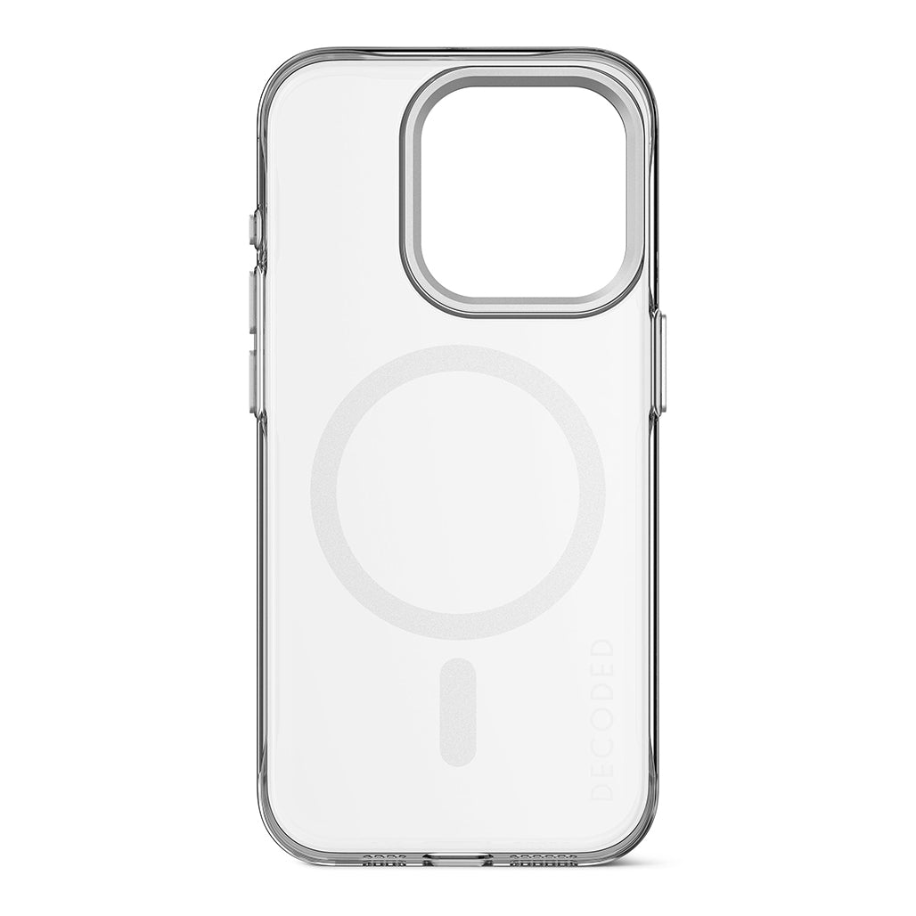 Decoded Clear Case for iPhone 17/ 16/ 15 and iPhone Air – MagSafe Compatible, 4m Drop Protection