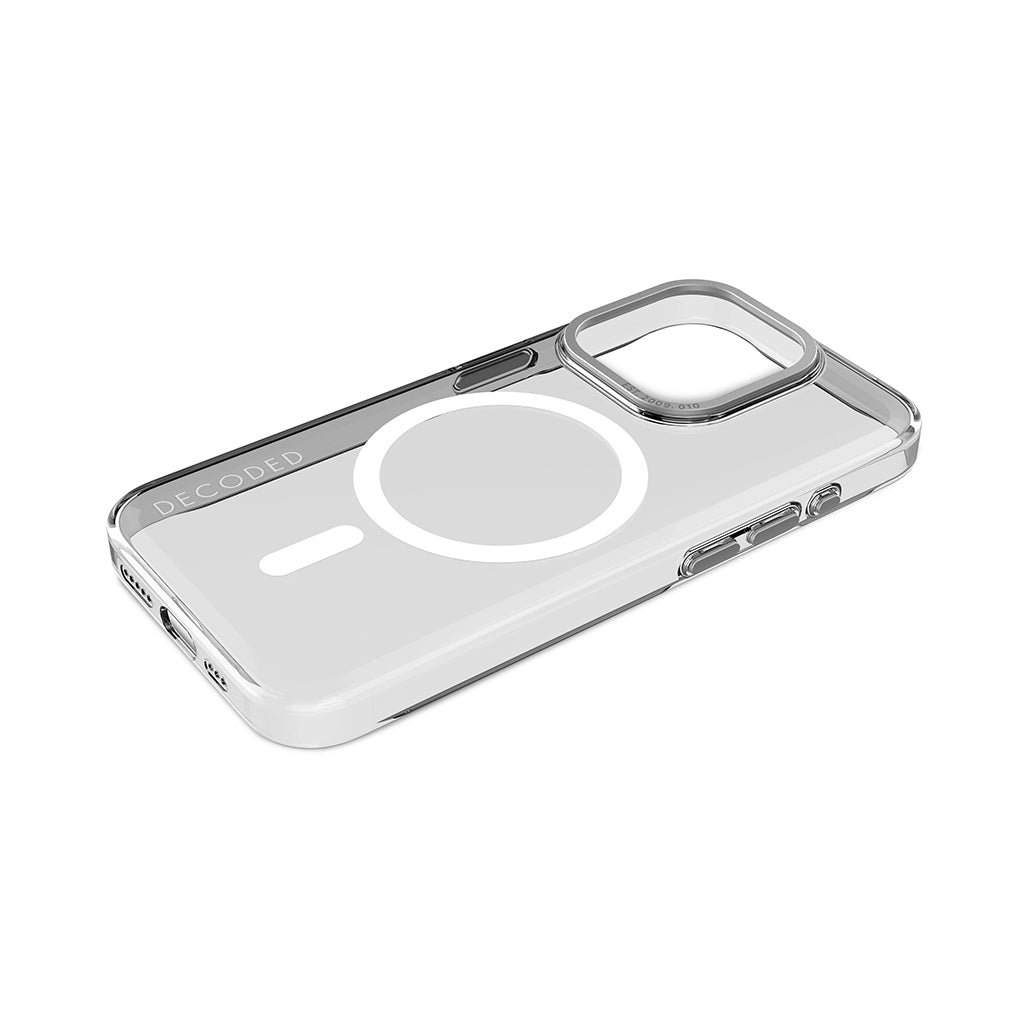 Decoded Clear Case for iPhone 17/ 16/ 15 and iPhone Air – MagSafe Compatible, 4m Drop Protection