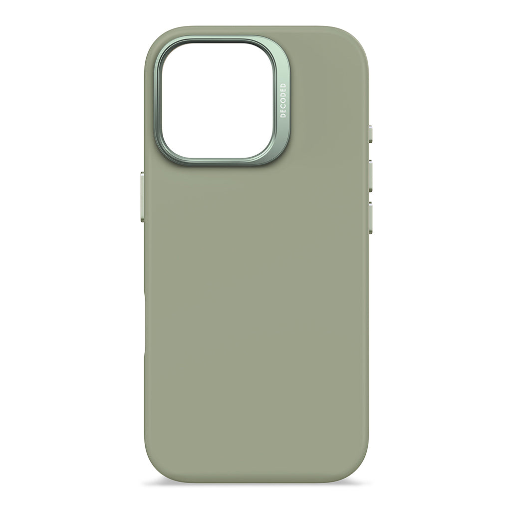 Decoded Silicone Case iPhone 15 Pro and iPhone 15 - Jade Green