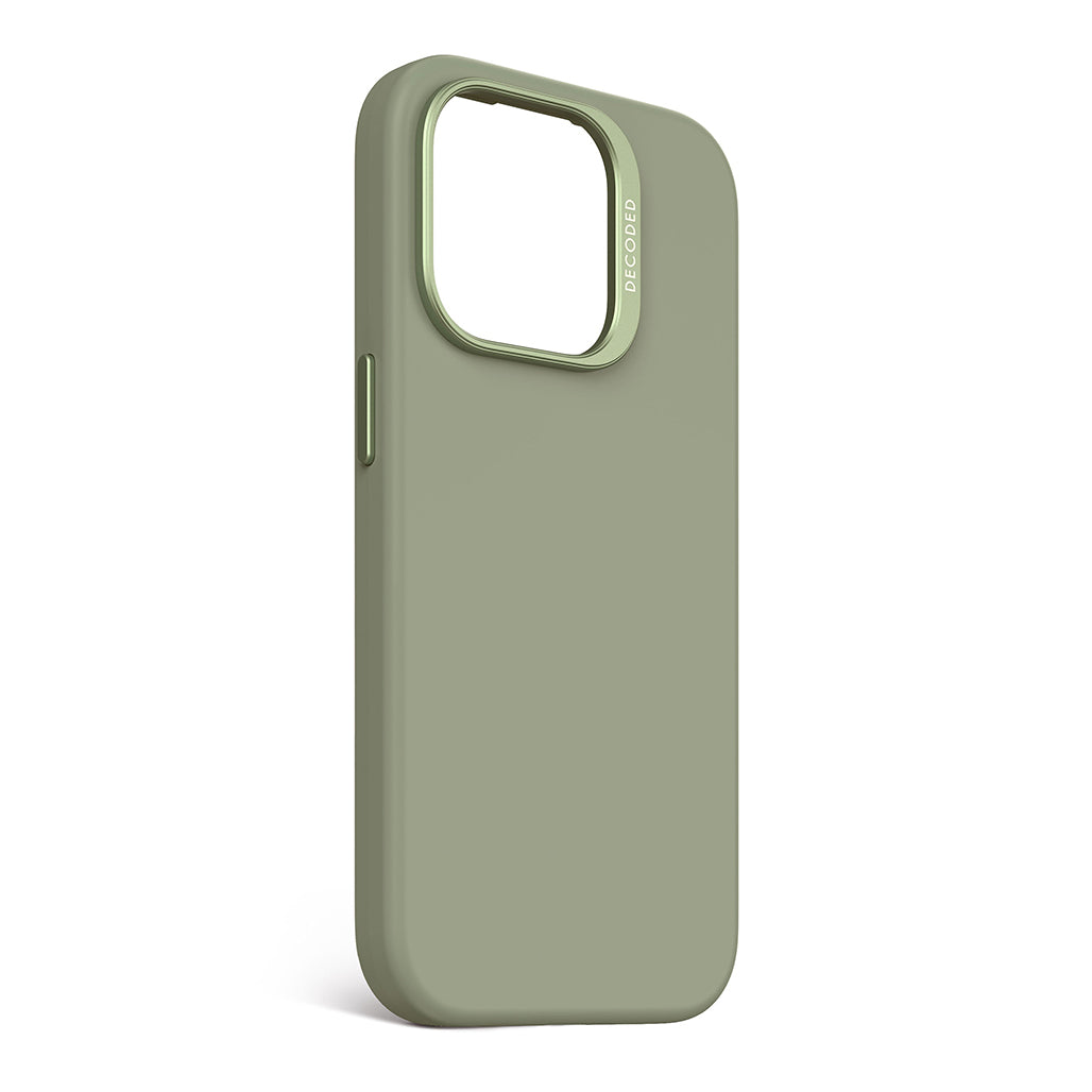 Decoded Silicone Case iPhone 15 Pro and iPhone 15 - Jade Green