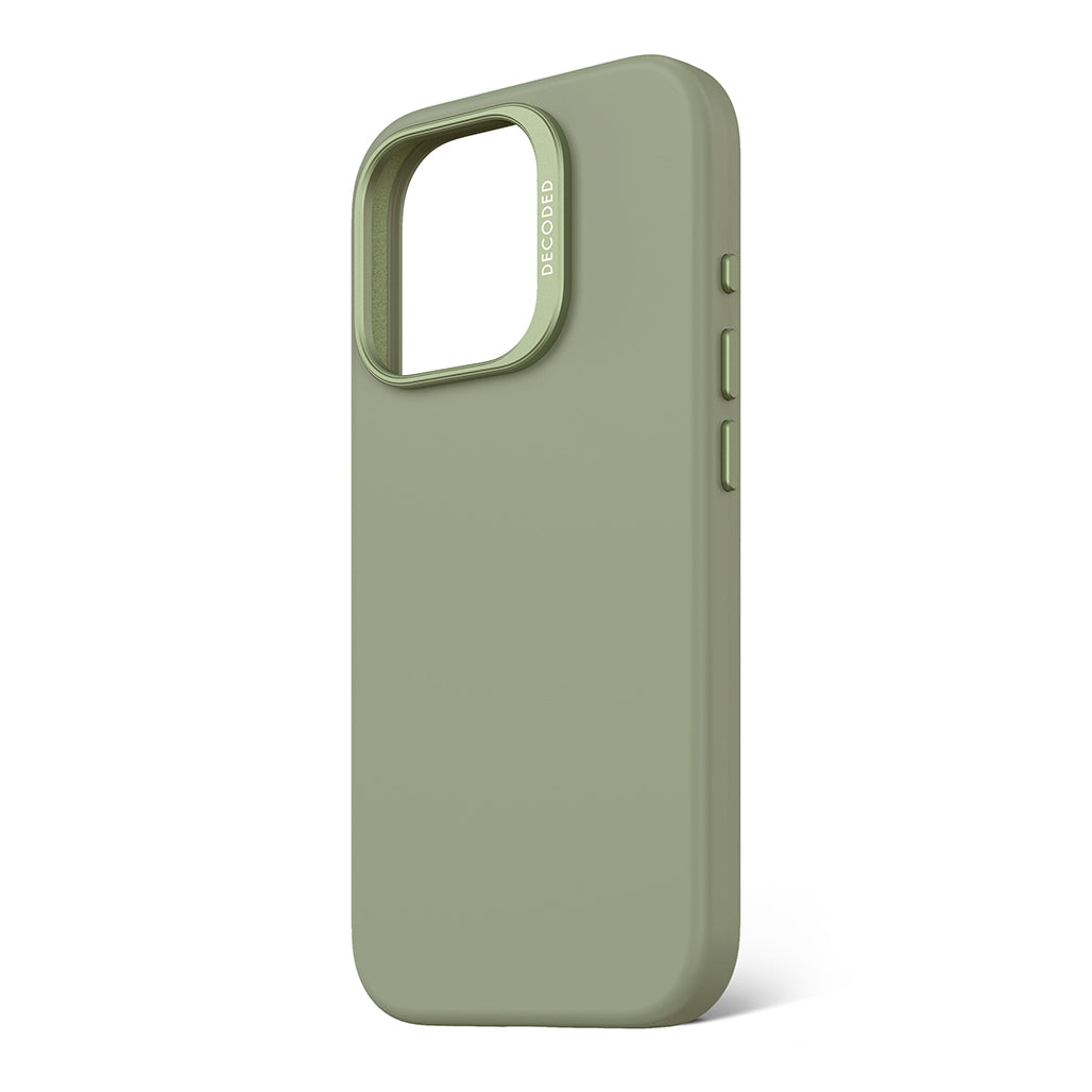 Decoded Silicone Case iPhone 15 Pro and iPhone 15 - Jade Green