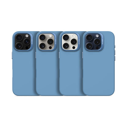 Decoded Silicone Case For iPhone 16/15 Series - Air Blue