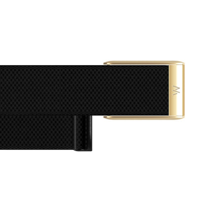 WHOOP 5.0 SuperKnit Luxe Band - Obsidian with Gold