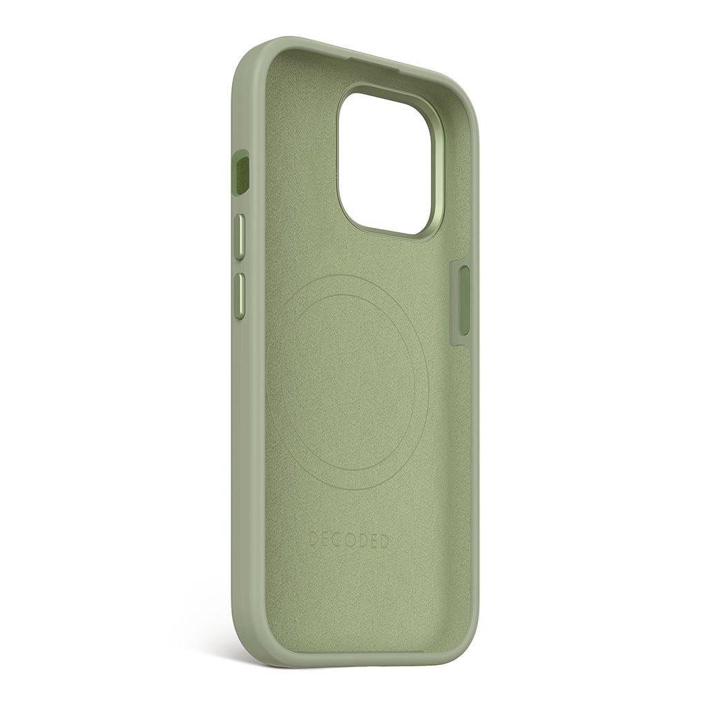 Decoded Silicone Case iPhone 15 Pro and iPhone 15 - Jade Green