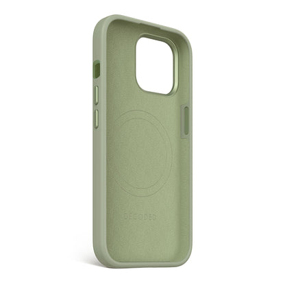 Decoded Silicone Case iPhone 15 Pro and iPhone 15 - Jade Green