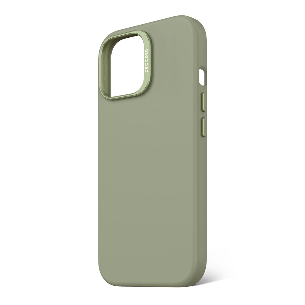 Decoded Silicone Case iPhone 15 Pro and iPhone 15 - Jade Green