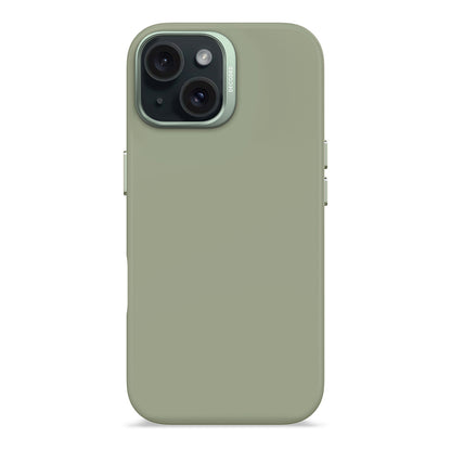 Decoded Silicone Case iPhone 15 Pro and iPhone 15 - Jade Green
