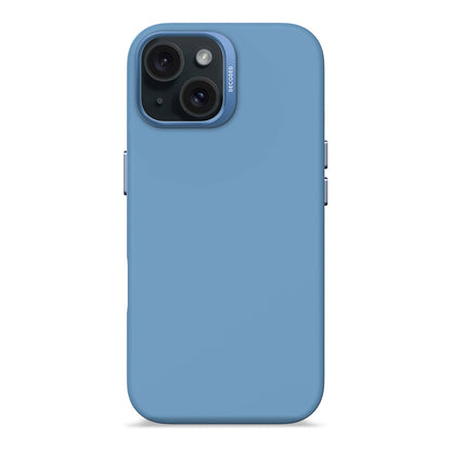 Decoded Silicone Case For iPhone 16/15 Series - Air Blue