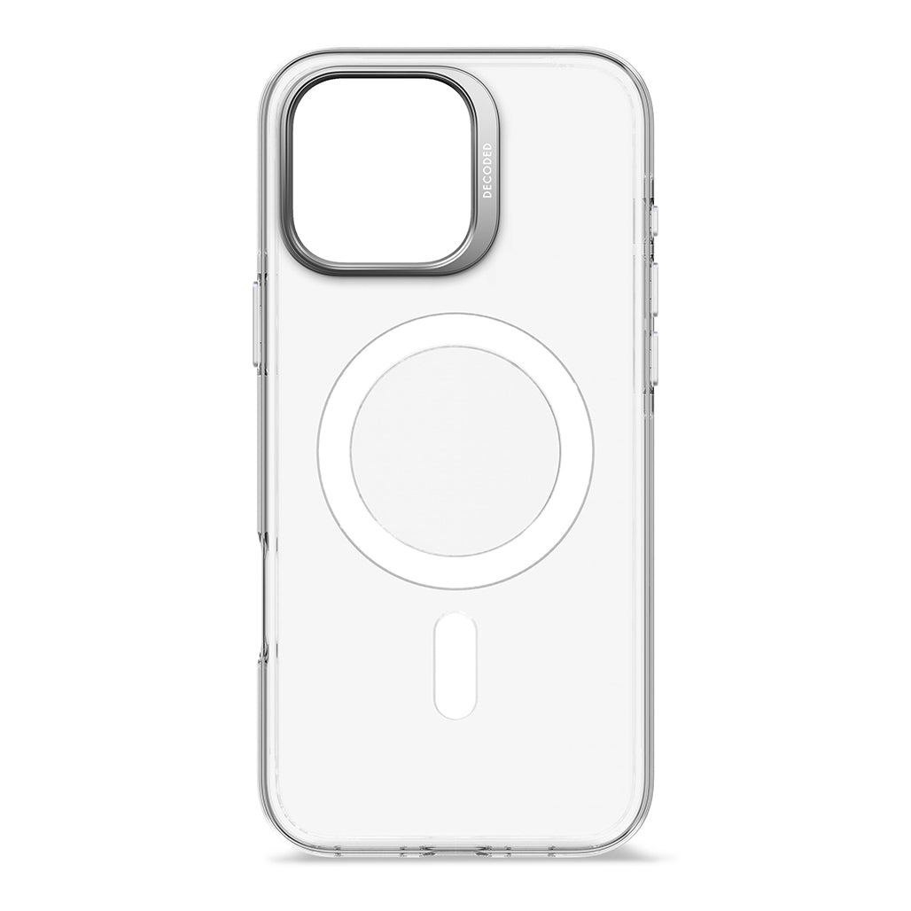 Decoded Clear Case for iPhone 17/ 16/ 15 and iPhone Air – MagSafe Compatible, 4m Drop Protection