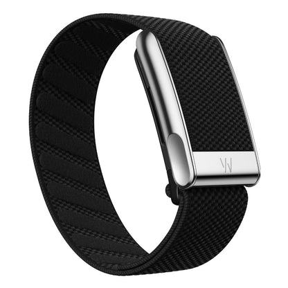 WHOOP MG SuperKnit Luxe Band - Obsidian with Titanium