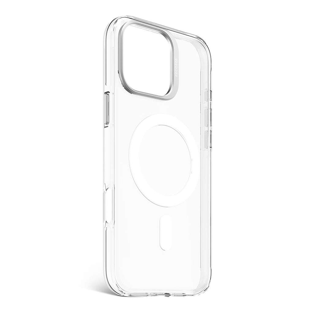 Decoded Clear Case for iPhone 17/ 16/ 15 and iPhone Air – MagSafe Compatible, 4m Drop Protection