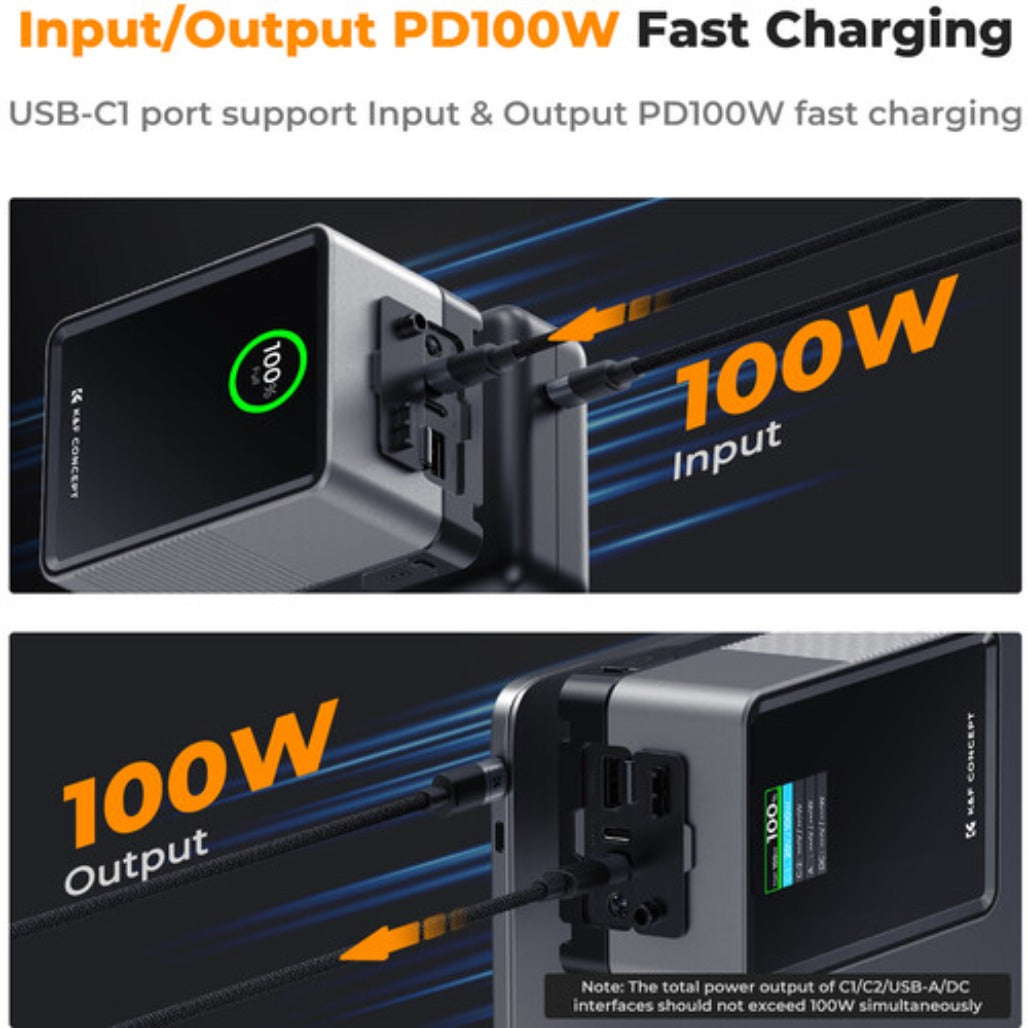 K&F V-Mount Pro Battery - 99Wh