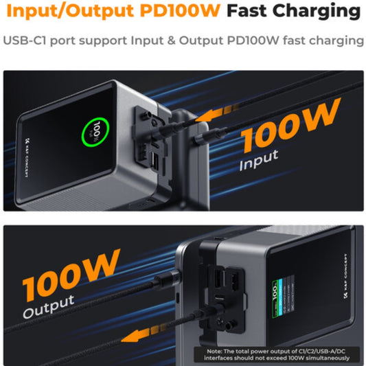 K&F V-Mount Pro Battery - 99Wh